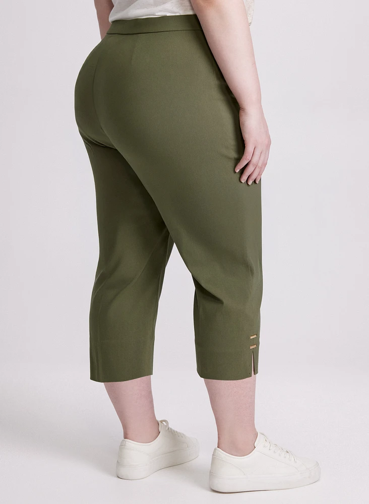 High-Rise Bengaline Capris