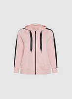 Zip-Up Hoodie Top