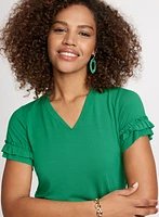 Frill Trim T-Shirt