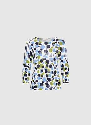 Dot Print Sweater