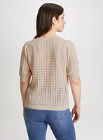 Pull ras-du-cou en tricot