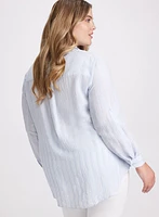 Blouse rayée à pierres