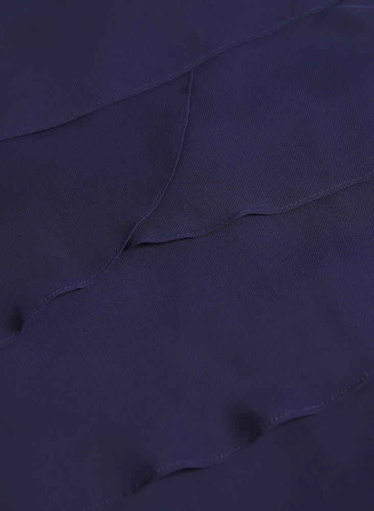 Ensemble à veste et robe en chiffon