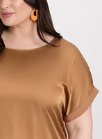 Blouse en satin