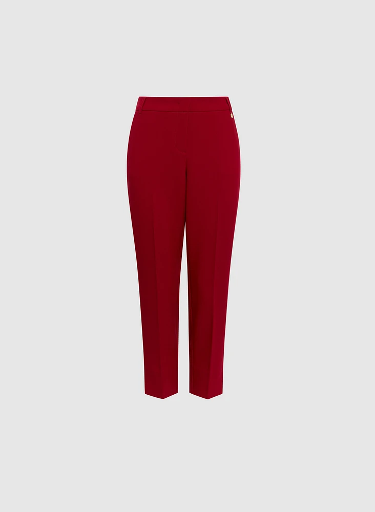 Pantalon Emma à ourlet fendu – court