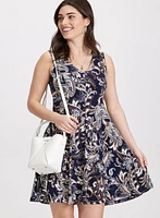 Paisley Print Dress