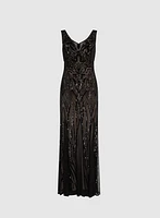 Sequin Embroidered Dress