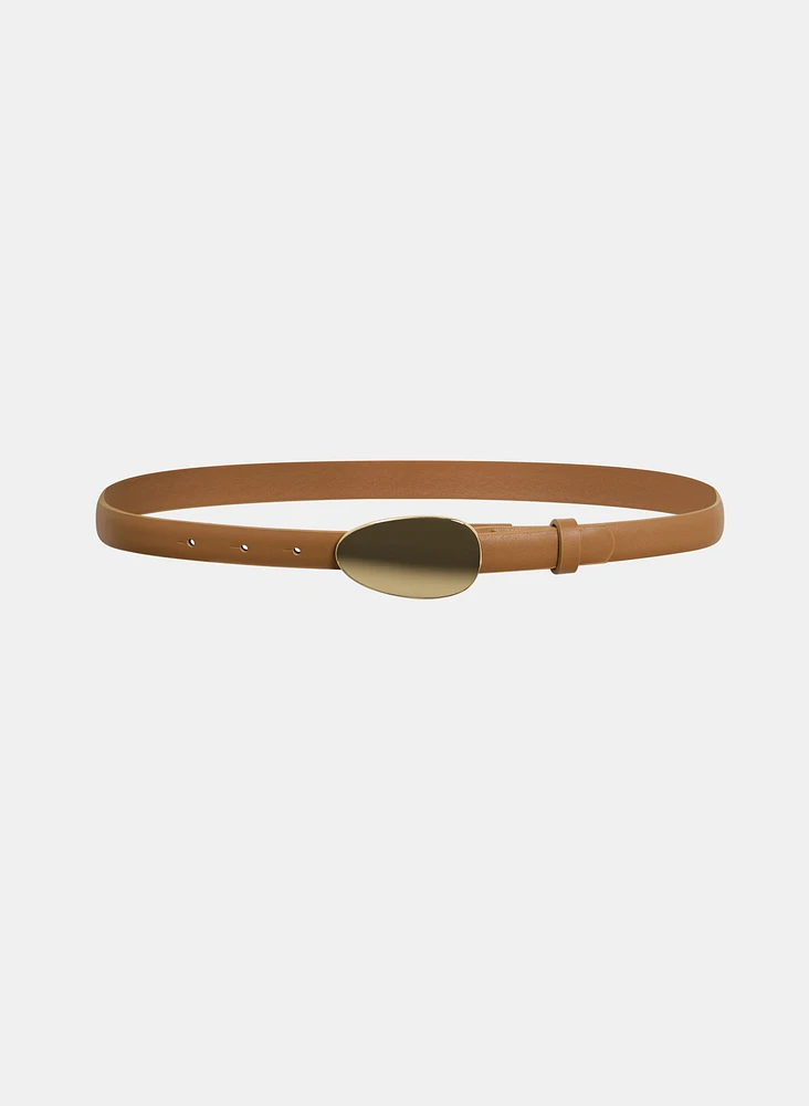 Elongated Buckle Belt