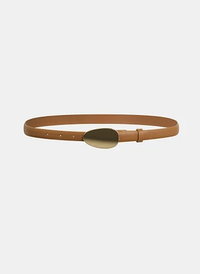 Elongated Buckle Belt