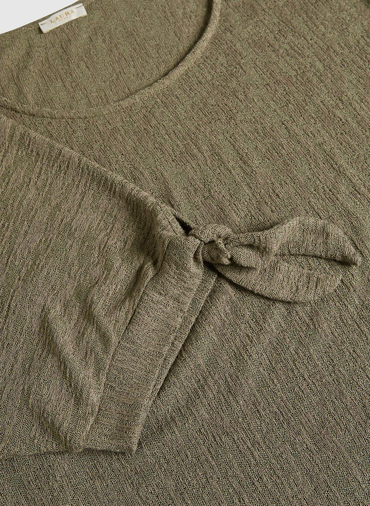 Tied Sleeves Top