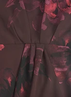 Floral Flounce Front Dress