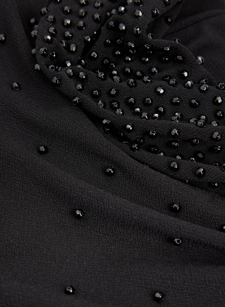 Robe à col bénitier