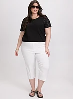 Short Raglan Sleeve Top