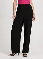 Pull-On Wide Leg Cargo Pants