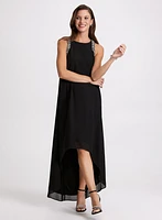 Robe maxi à détail de pierres