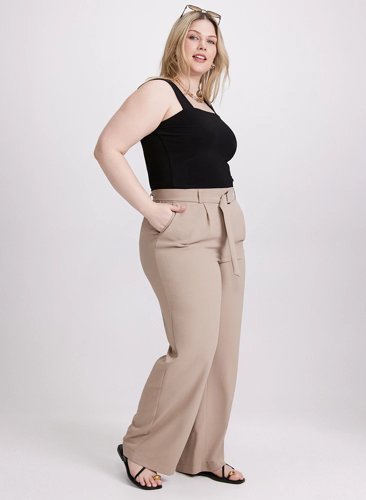 Joseph Ribkoff - Belted Wide-Leg Pants