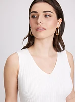 Camisole en tricot côtel