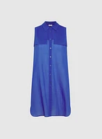 Voile Button-Down Blouse