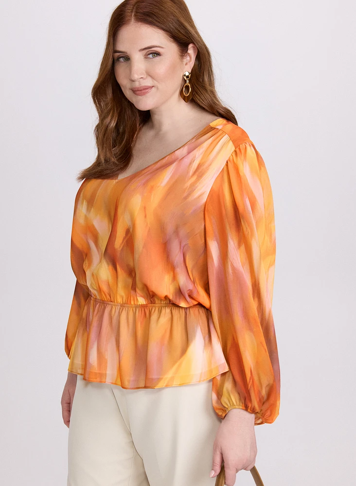 Blouse à manches ballon