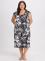 Robe de nuit florale