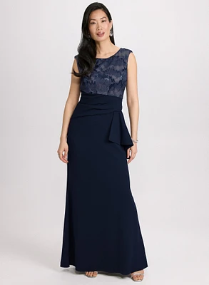 Robe bustier à paillettes