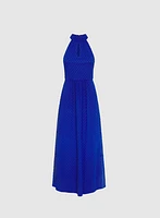 Robe à encolure licou