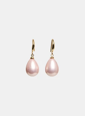 Pearl Tear Drop Earrings