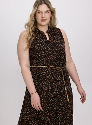 Dot Print Dress