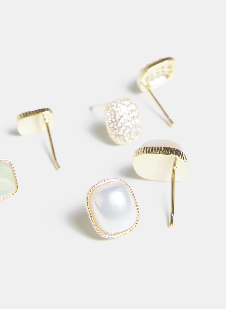 Stud Earrings Set