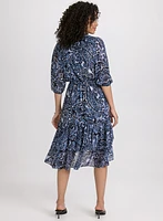 Tiered Paisley Dress
