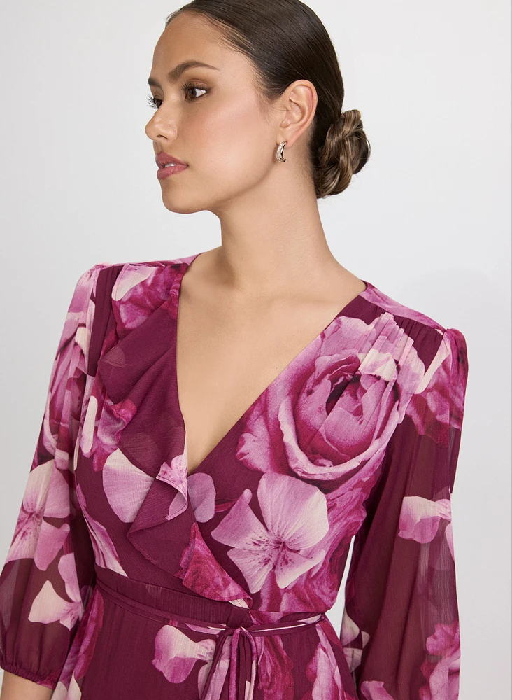 Floral Chiffon Dress
