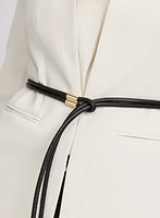 Belted Longline Blazer