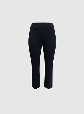 Sofia Pull-On Straight-Leg Pants