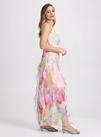 Floral Ruffle Dress