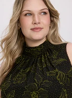 Floral Halter Neck Dress
