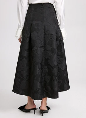 Jacquard Midi Skirt