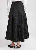 Jacquard Midi Skirt