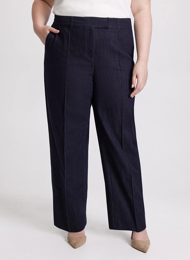 Olivia Pull-On Denim Pants