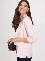 Cardigan en tricot pointelle