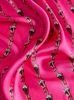 Foulard carré à motif tissé