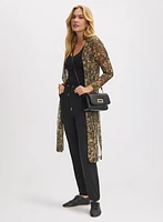 Snake Print Cover-Up & Cargo Pants