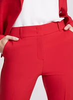 Pantalon Emma à jambe étroite – court