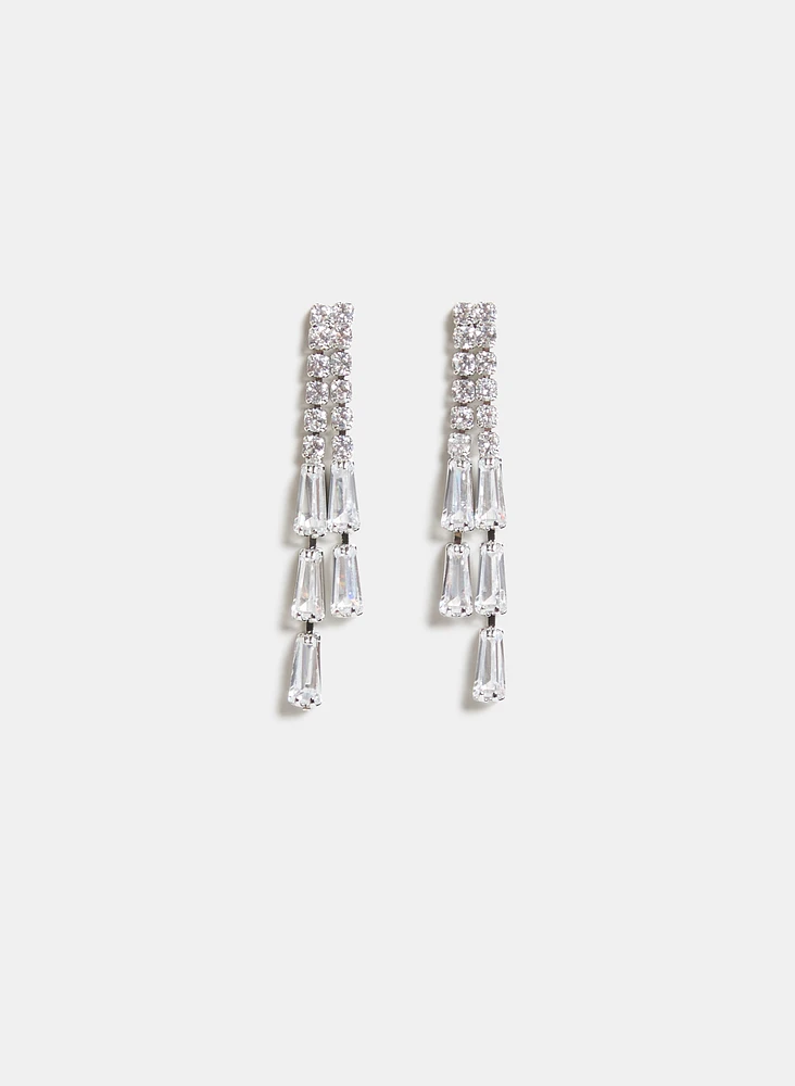 Baguette Dangle Earrings
