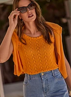 Pull sans manches à billes
