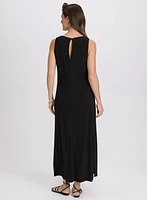 Robe maxi en jersey