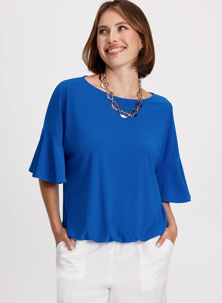 Flutter Sleeve Top