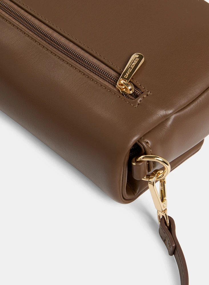 Rectangular Flap Cross-Body Bag