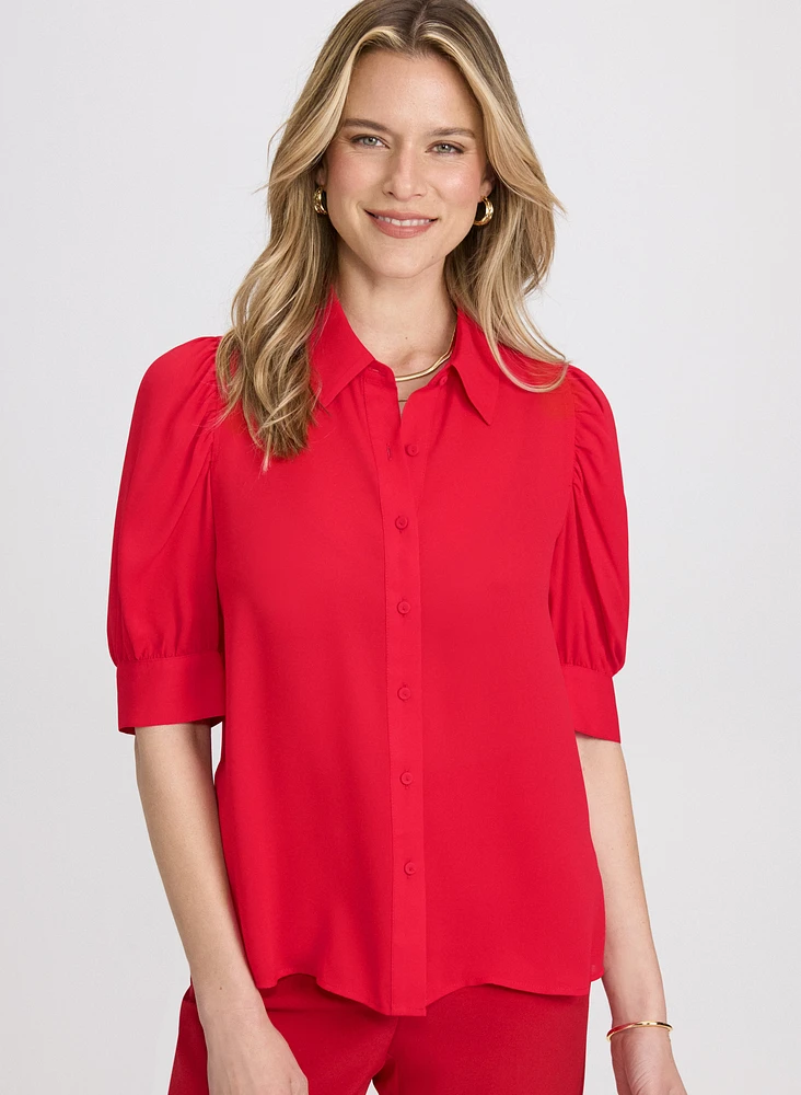 Blouse à manches ballon