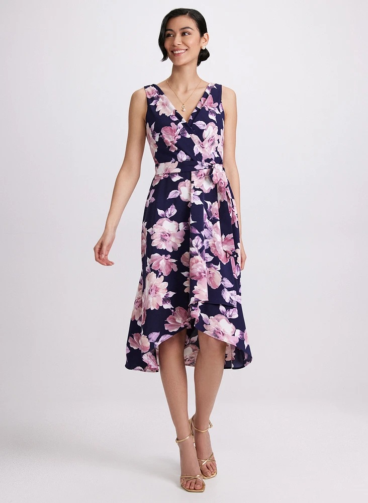 Sleeveless Floral Dress