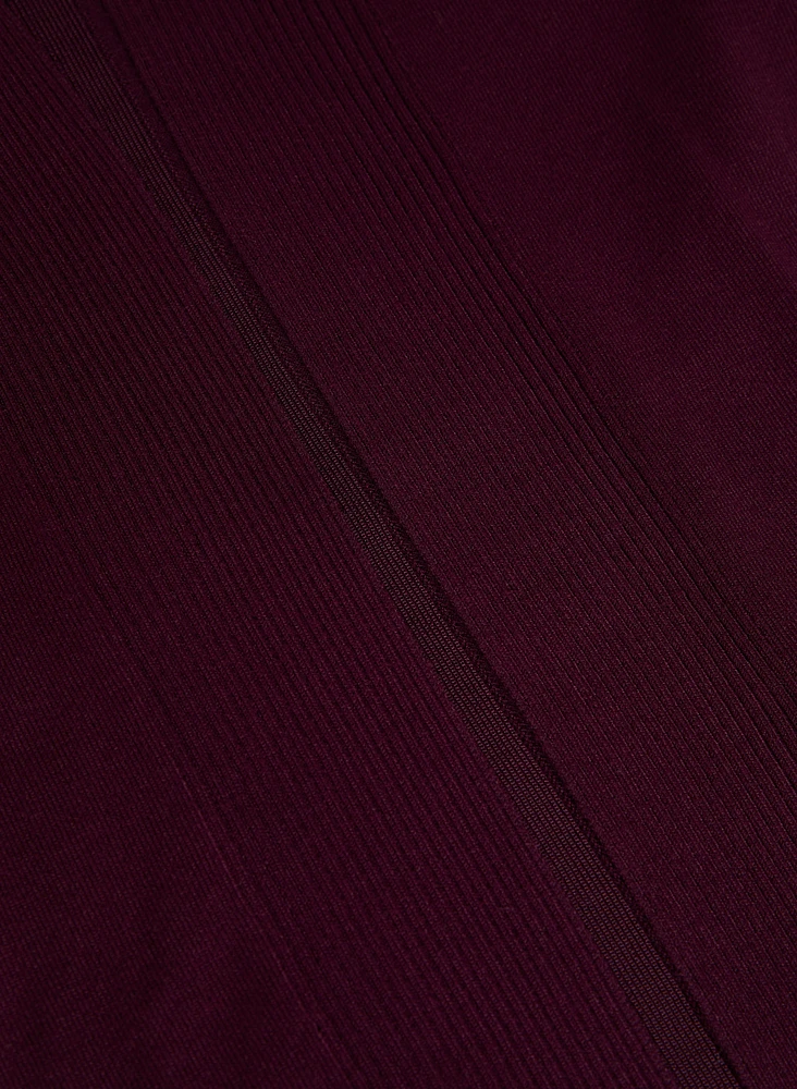 Cardigan en tricot pointelle